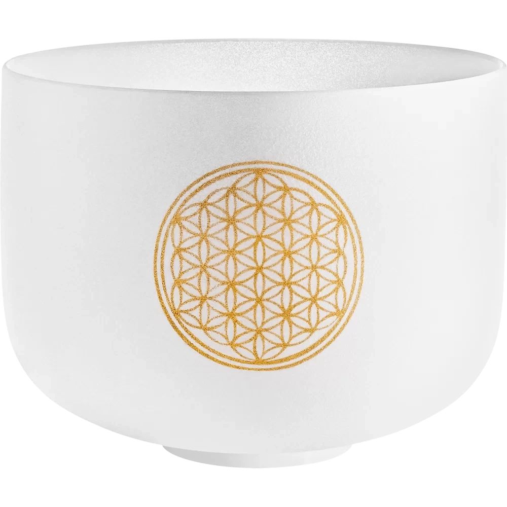 Meinl 10'' Crystal Singing Bowl - Flower of Life