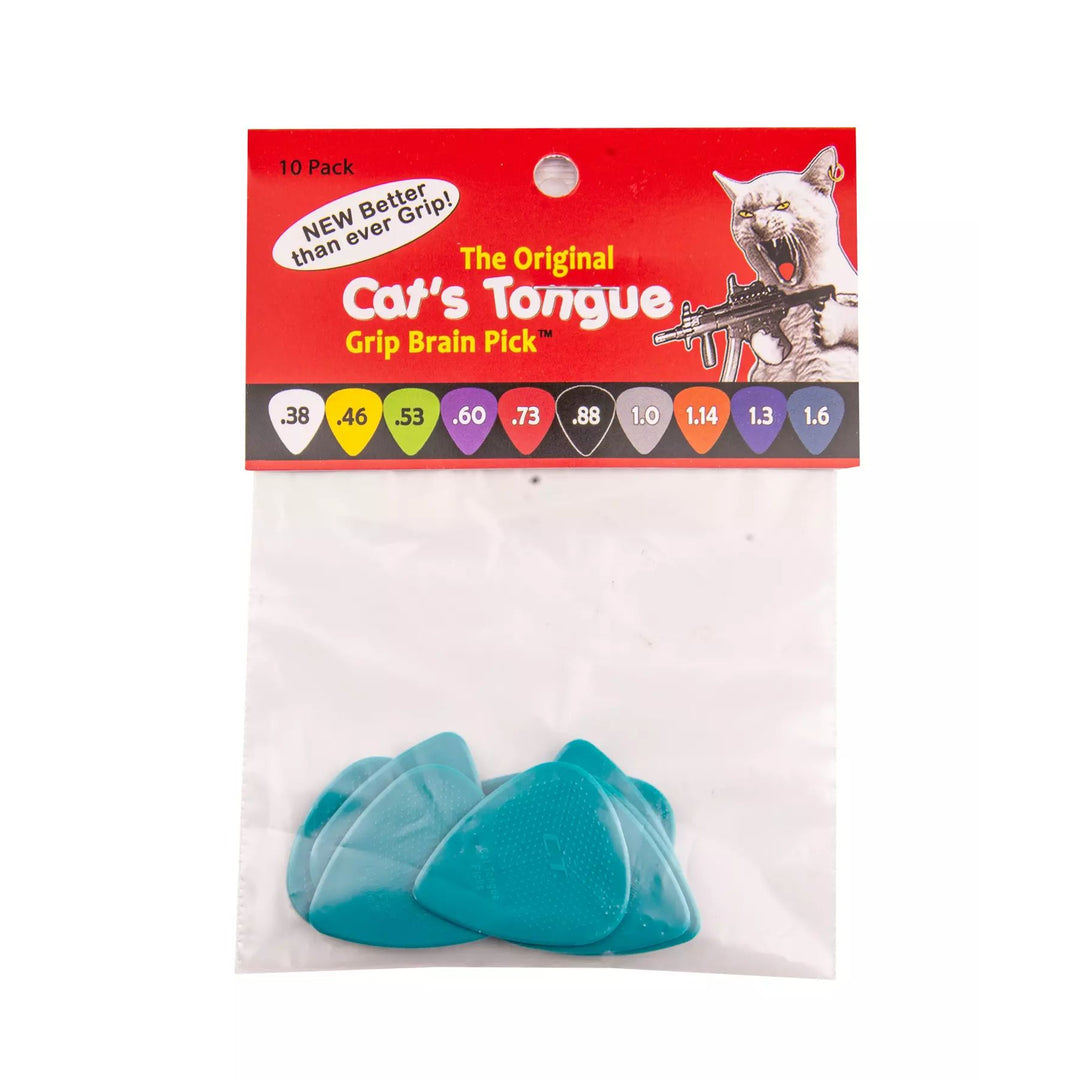 Cat's Tongue Pick .67 Teal (10)