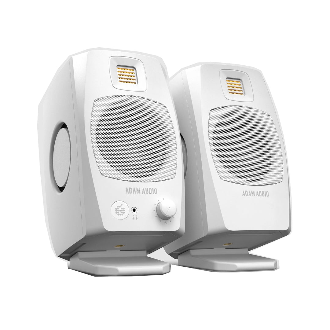 Adam Audio D3V Active Desktop Monitor System - White (Pair)