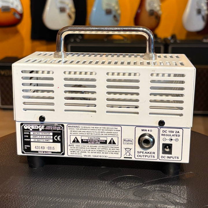Orange - Micro Terror Hybrid 20 MINI GTR Head w/ Power Supply - USED