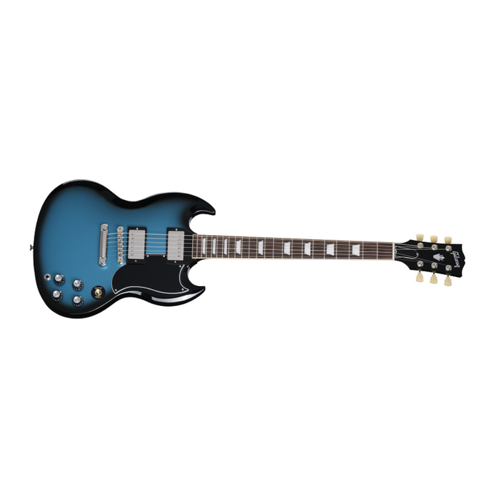 Gibson SG Standard '61 Stopbar w/Hardshell Case - Pelham Blue Burst