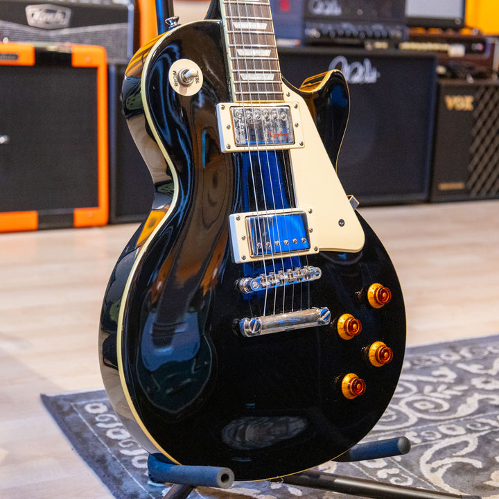 Epiphone - Les Paul STD Ebony w/ NEW Black & White Gibson Gig Bag - 2015 - Used