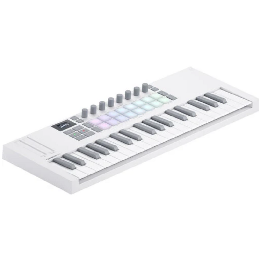 Novation LAUNCHKEY-MINI-37-MK4-WH 37-Mini-Key MIDI Controller Keyboard - White