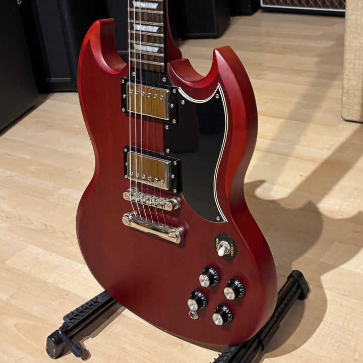 Epiphone - SG Standard Faded Worn Satin Cherry (No Case Or Bag - 2013) - USED