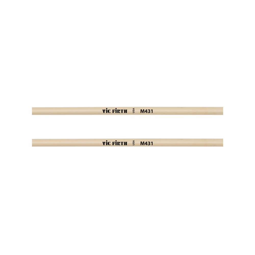 Vic Firth M431 Articulate Series Keyboard Mallet 1 1/8" Lexan, Round (Clear)