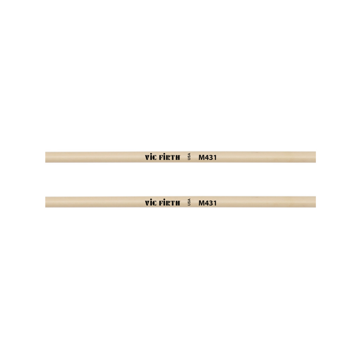 Vic Firth M431 Articulate Series Keyboard Mallet 1 1/8" Lexan, Round (Clear)