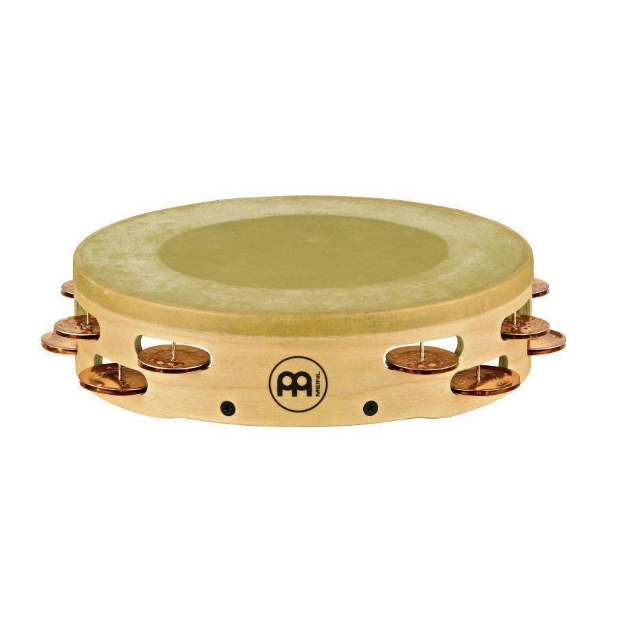 Meinl Headed Artisan Edition Tambourine, 2 Row Hammered/Solid Bronze