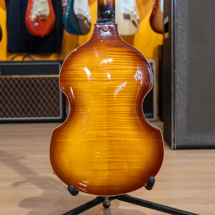 Epiphone - Viola Bass (Sunburst)  w/ Fender Gig Bag - 2014 - USED Electric Bass Guitar