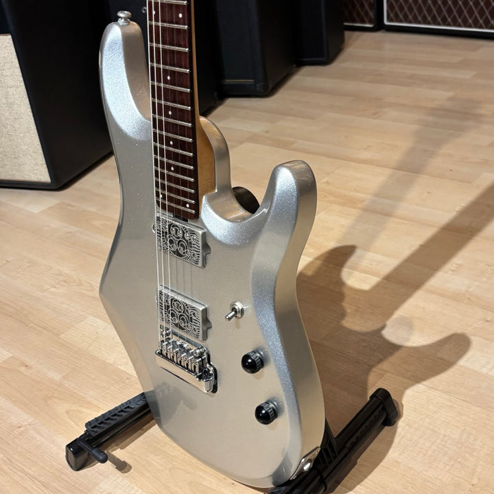 Ernie Ball - JP6 John Petrucci Signature Sterling Silver w/ DiMarzio Sonic Ecstasy HB P-ups & OHSC (2011) - USED