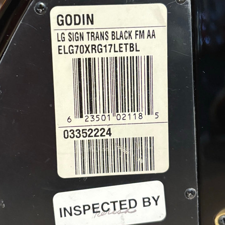 Godin - LG Signature FM-Trans Black Seymour Duncan Loaded w/Godin Gig Bag (2003) - USED