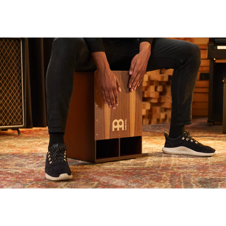 Meinl SUBCAJ5WN- Meinl Subwoofer Jumbo Bass Cajon - Walnut Frontplate
