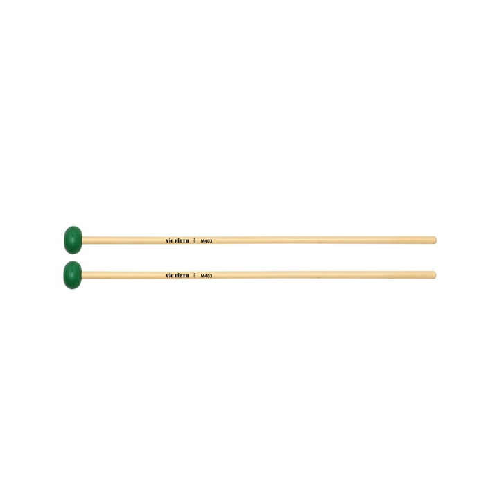 Vic Firth M403 Articulate Series Keyboard Mallet - Medium Rubber, Oval