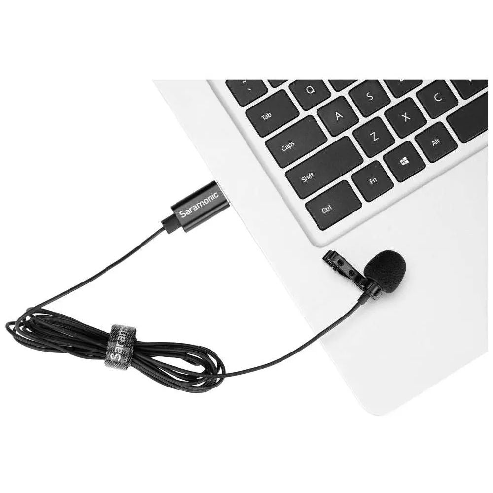 Saramonic SR-ULM10 Omnidirectional USB Lavalier Microphone - 6.5’ Cable