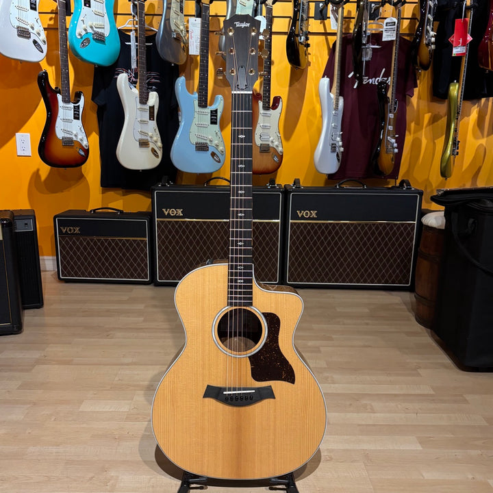 Taylor Sunset Blvd 214ce DLX Figured Ovangkol w/ Deluxe Taylor HD Case