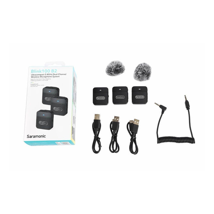 Saramonic Blink 100 B2 Ultracompact 2.4ghz Dual-channel Wireless Microphone System