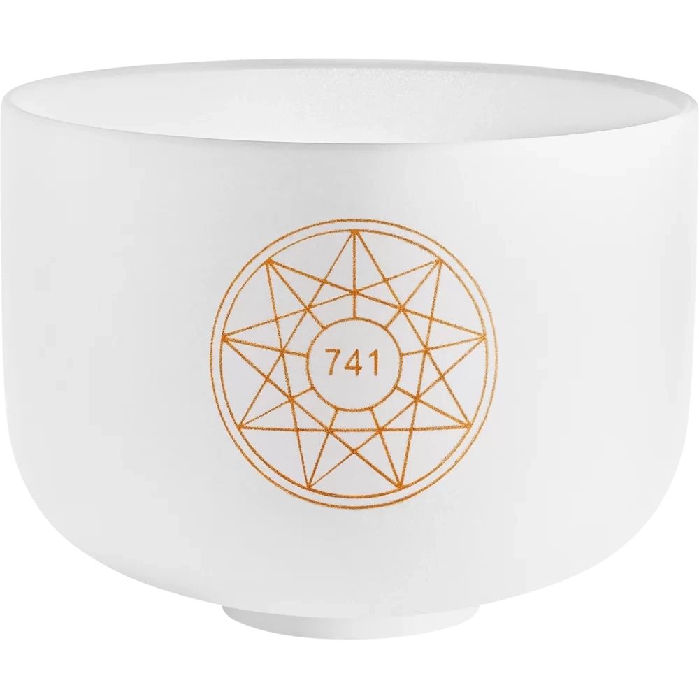 Meinl 10'' Solfeggio Crystal Singing Bowl - SOL 741 Hz