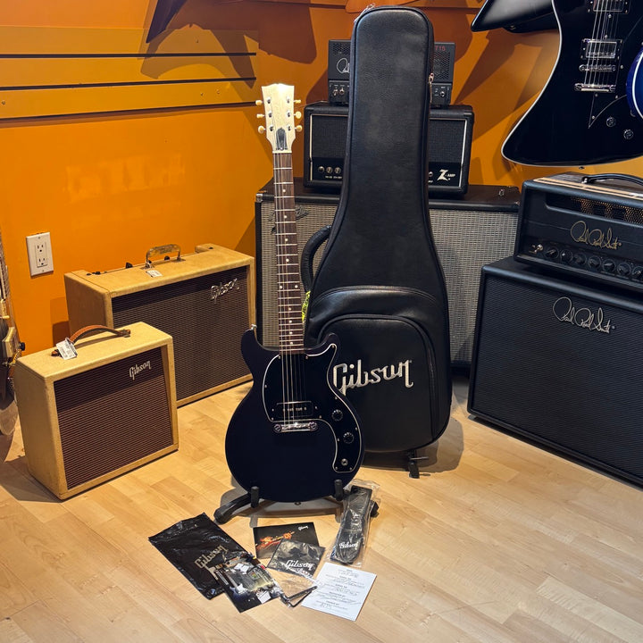Gibson - Les Paul JR- DC- Tribute ( Worn Blue Satin ) w/ Gibson Premium Gig bag (2013) - Used