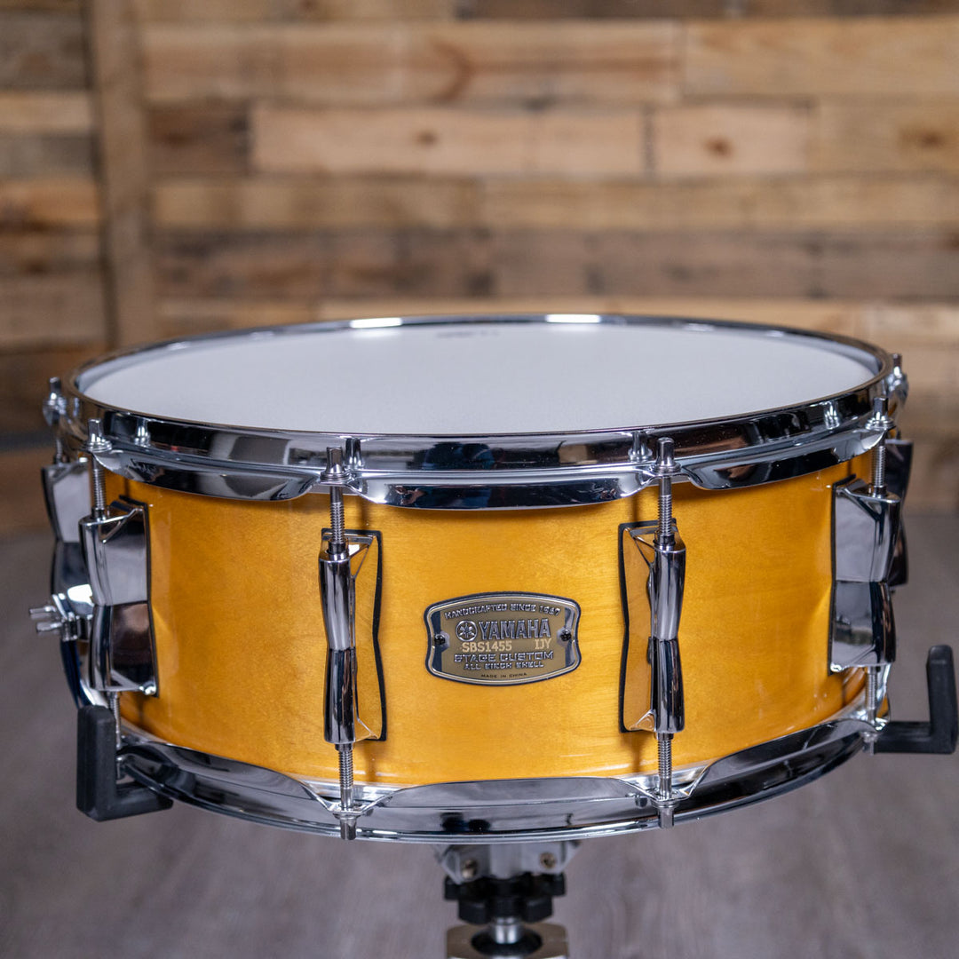 Yamaha SBS1455 Snare Drum Stage Custom Birch 14” x 5.5” - Natural Wood