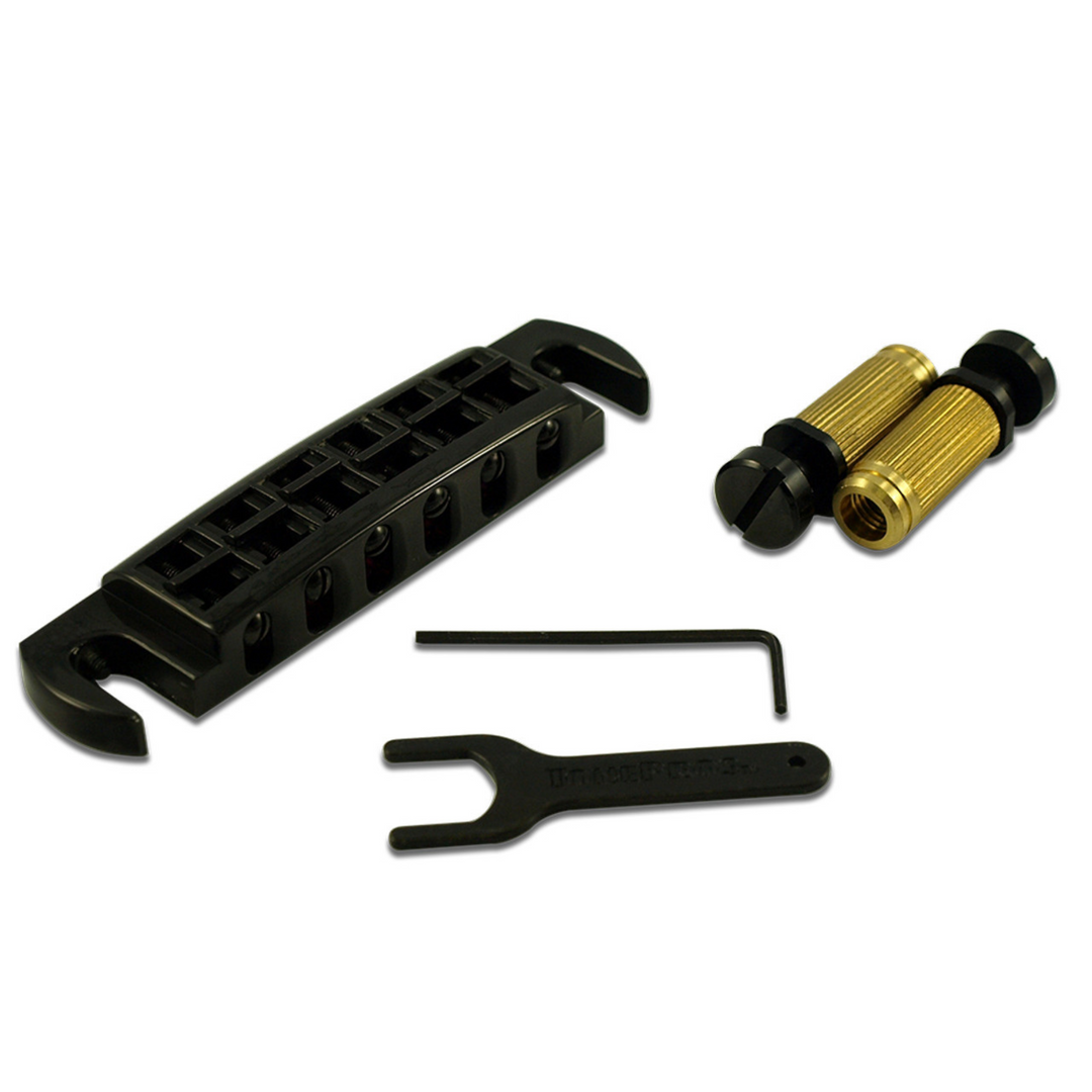 Allparts GB-2578-003 TonePros AVT2G-B Bridge, Black