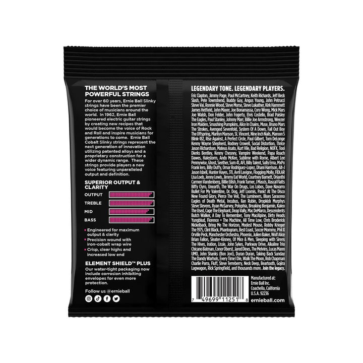 Ernie Ball Super Slinky Cobalt Electric Strings 9-42 - 3 Pack
