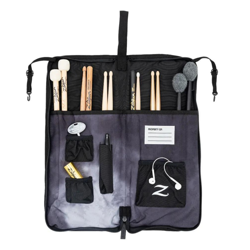 Zildjian ZXSB00102 Student Drumstick Bag - Blk/Rcl