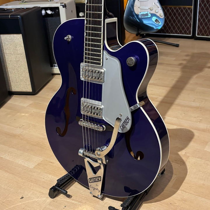 Gretsch - G6120-SH Setzer Hot Rod w/ Gretsch Hard Shell Case (MIJ-Regal Blue-1999) - USED