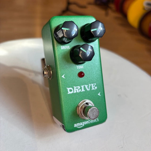 Amazon Basics - Drive Green TS-808-ish Overdrive Pedal for Guitar or Bass - USED