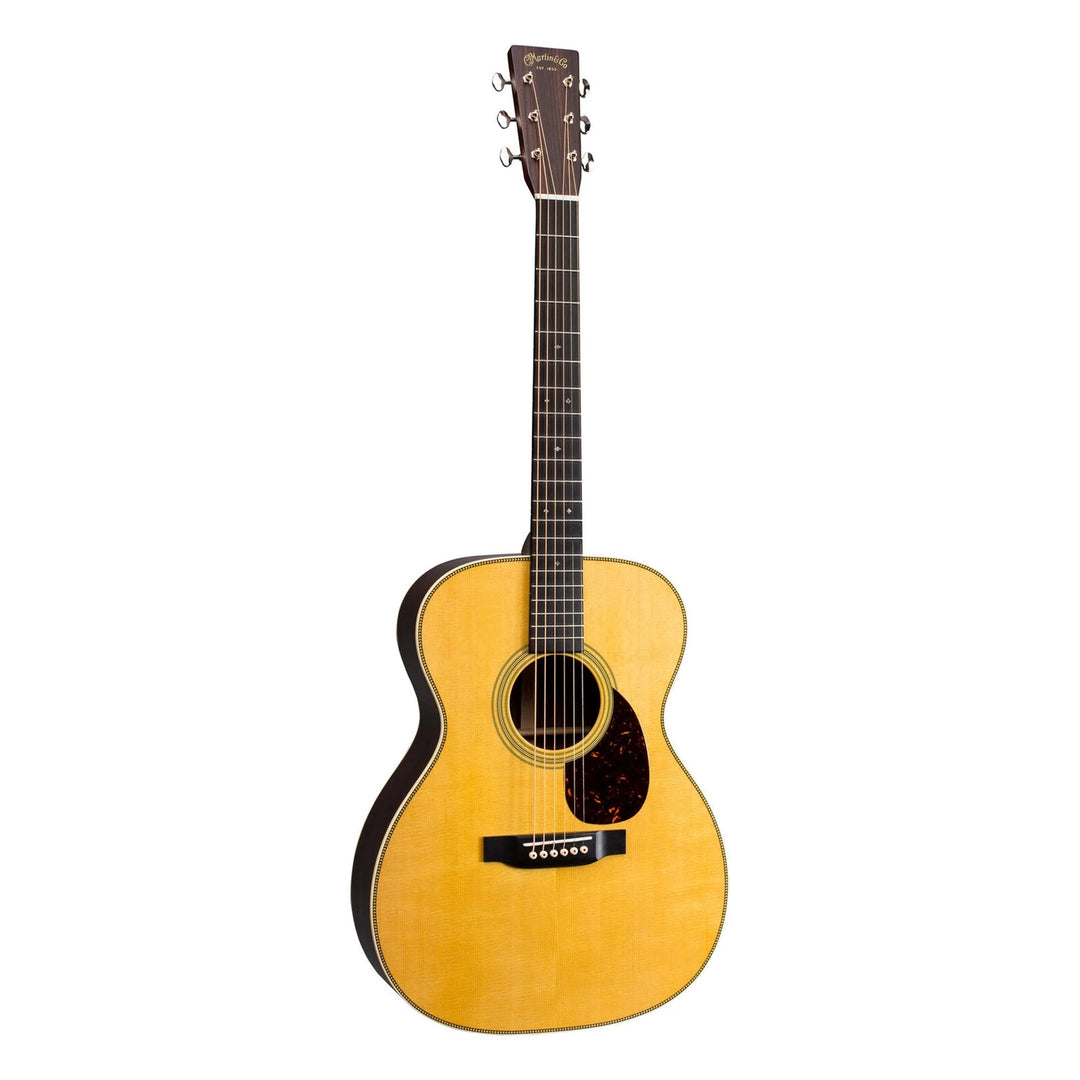 Martin OM-28E* Standard Series Acoustic-Electric Guitar w/ Fishman Aura VT Enhance - (2025) Natural with Aging Toner