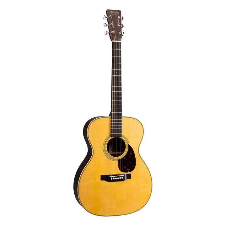 Martin OM-28E* Standard Series Acoustic-Electric Guitar w/ Fishman Aura VT Enhance - (2025) Natural with Aging Toner