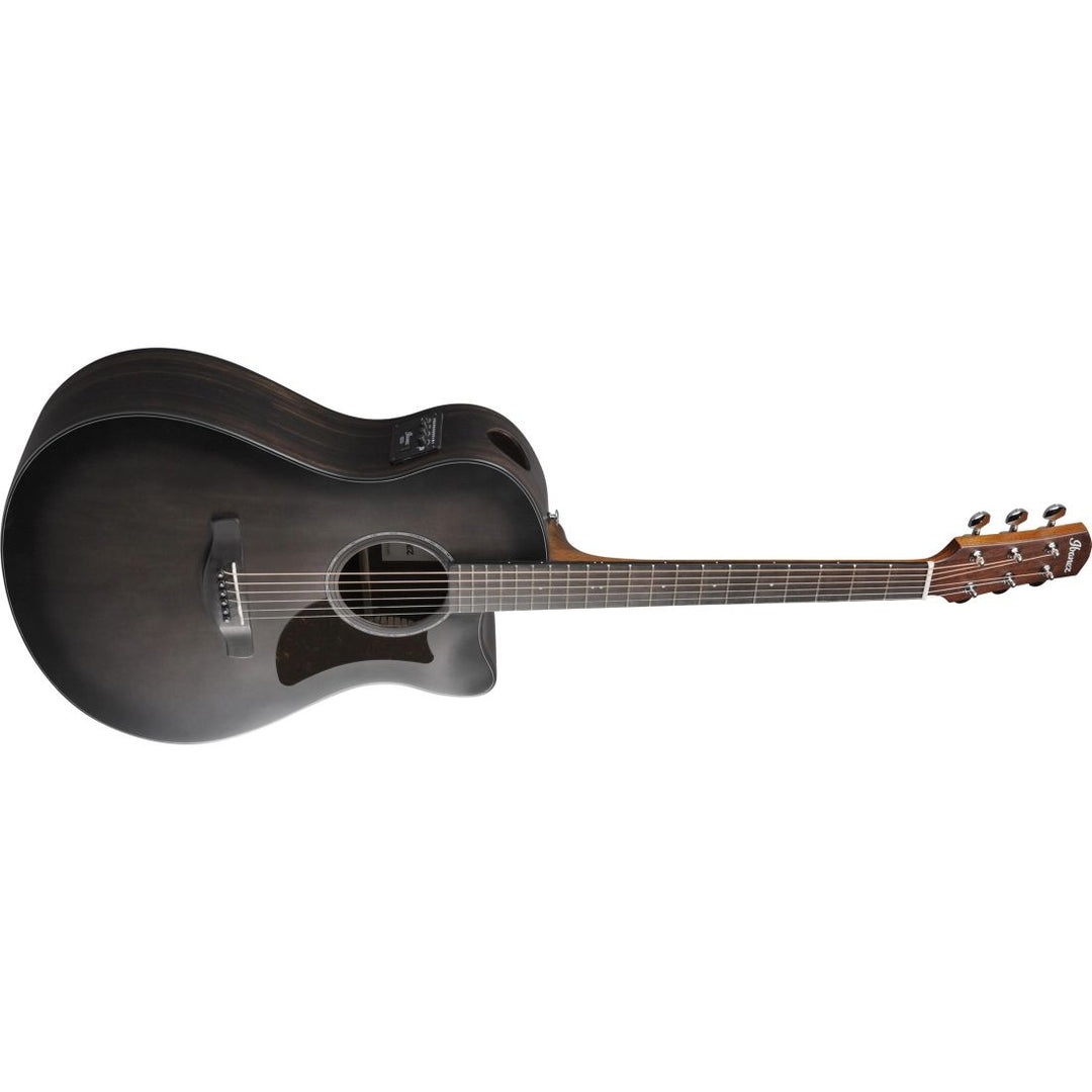 Ibanez Advanced Auditorium Acoustic-Electric (Transparent Charcoal Burst) AAM70CETBN