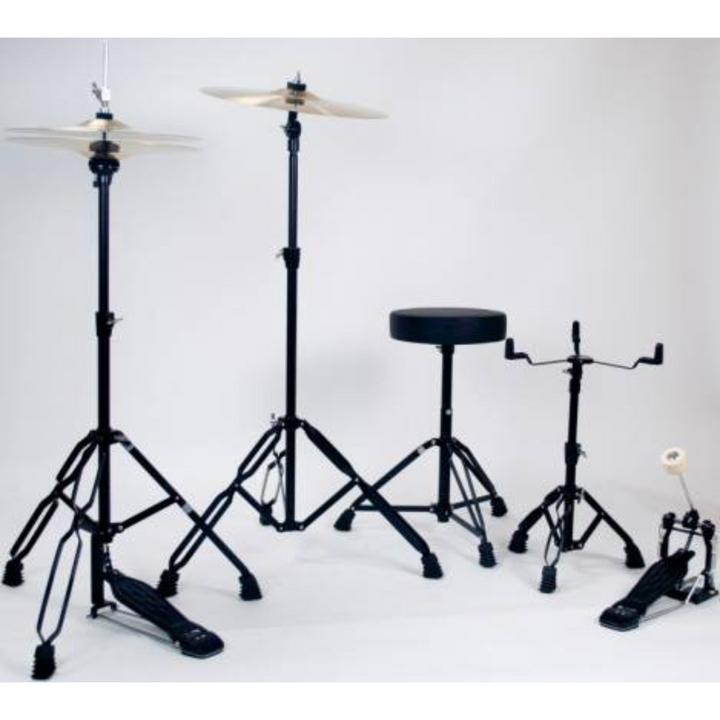 Westbury W475TC-RRS 400 Series 5-Piece Studio Acoustic Drum Kit with 22" Bass Drum & Throne - Ruby Red Sparkle