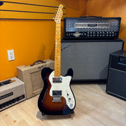 Squier - "Classic Vibe 70's RI Telecaster Thinline" (3T Sunburst) w/ Hard Shell Case - USED