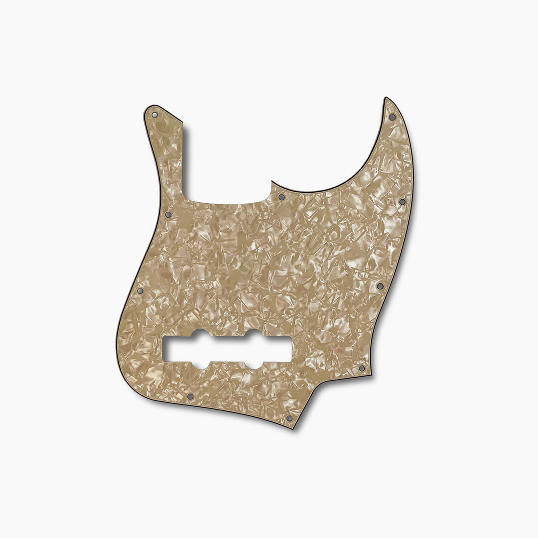 Allparts PG-0755 Pickguard for Jazz Bass® Parchment Pearloid (PP/P/B/P) .100