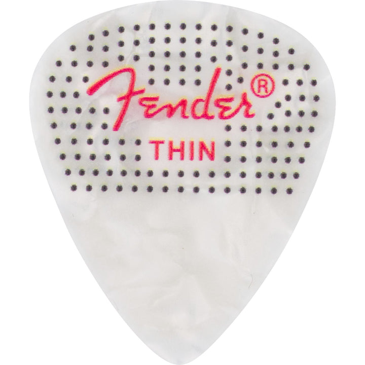 Fender  351 Dotted Celluloid Picks 12-Pack Medium