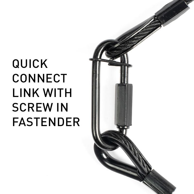 ADJ SC4B Steel Safety Cable - 31in '- 30kg Rated - Black