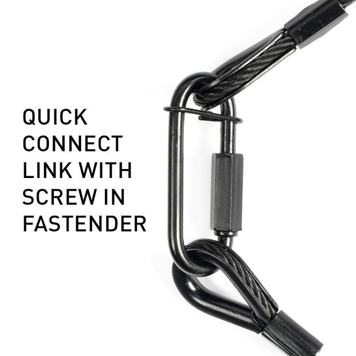 ADJ SC4B Steel Safety Cable - 31in '- 30kg Rated - Black