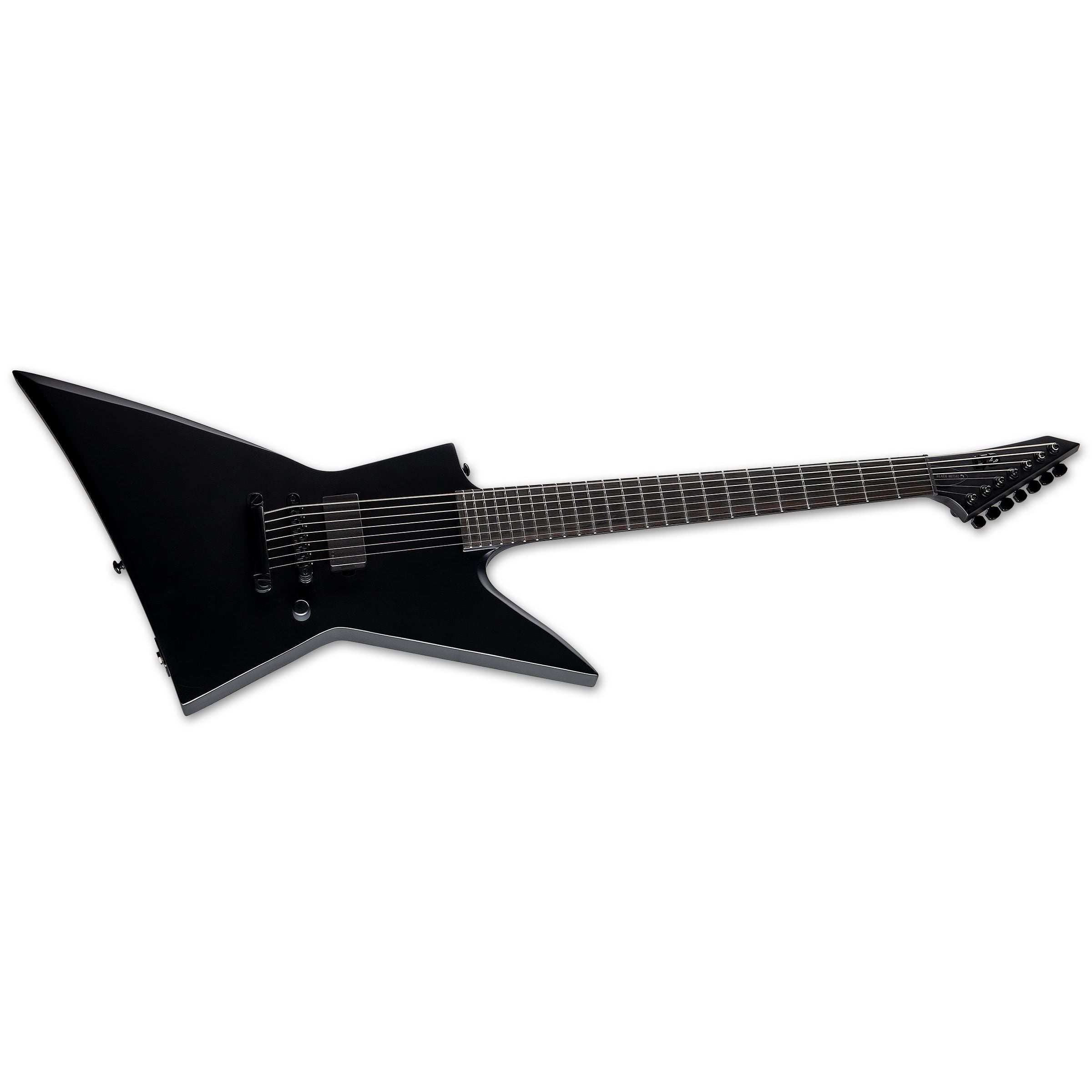 ESP LTD EX-7 Baritone Black Metal (Black Satin) LEX7BBKMBLKS