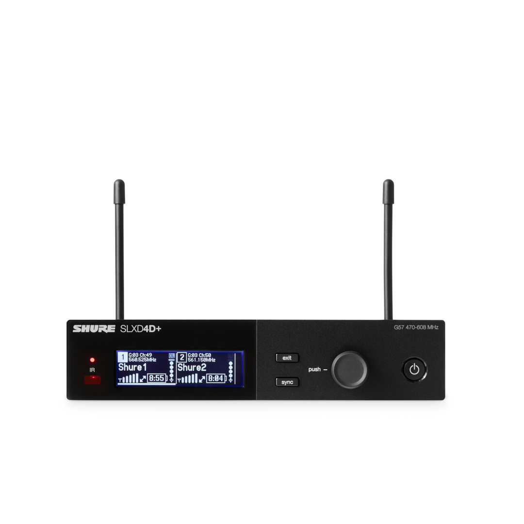 Shure SLXD4D+=-G57 Wireless Receiver Dual