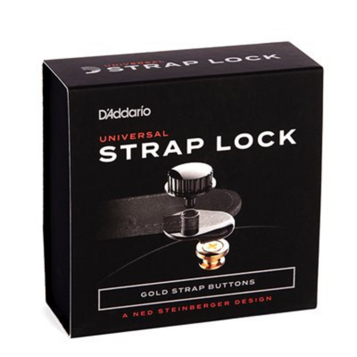 D'Addario PW-SLS-03 - NS STRAP LOCK SYSTEM - GOLD