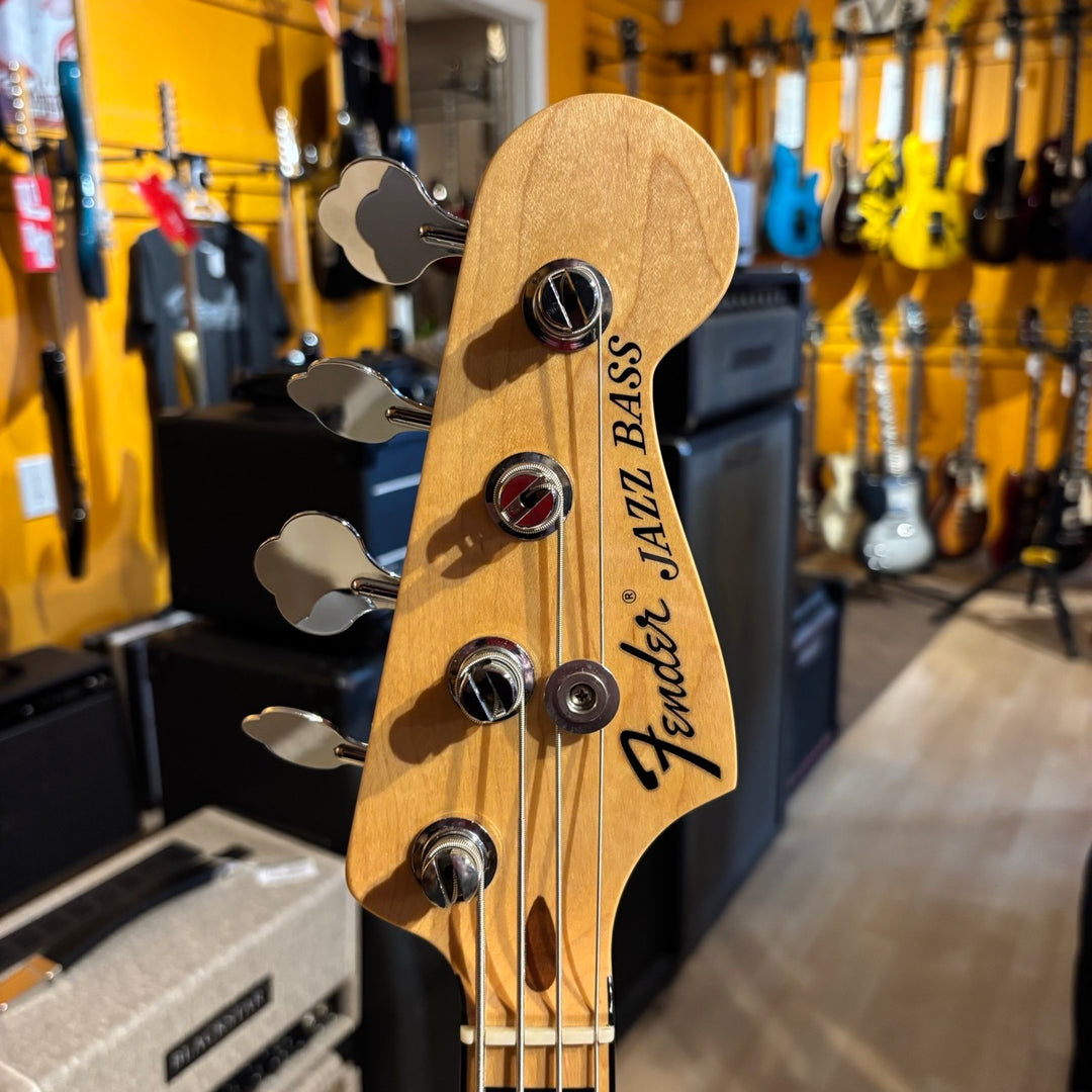 Fender - Geddy Lee J- Bass w/ Fender HD Case (BLK- w/Hipshot D Tuner - MIM 2013) - USED