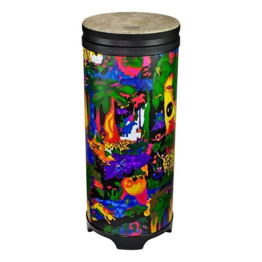 Remo KD-2510-01 Kids Percussion, Tubano, 10" Diameter, 22" Height, Fliptop Drumhead, Rain Forest Finish