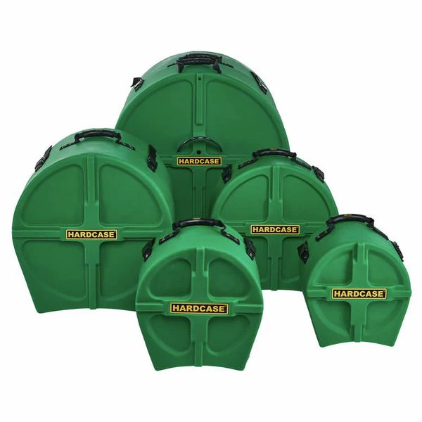 HARDCASE HPFUSION2DG - Drum Case Hn14S, 10T, 12T, 14Ft, 20B - Dark Green
