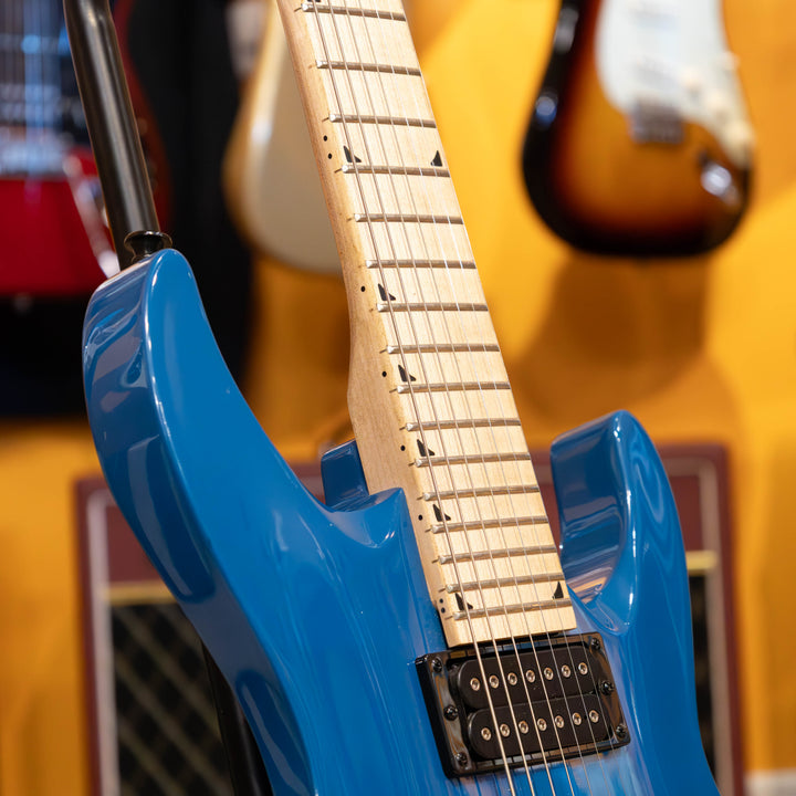 Jackson - FSR Dinky JS-227 (HH) - Bright Blue - Maple  w/Ibanez Pickup Mod - USED