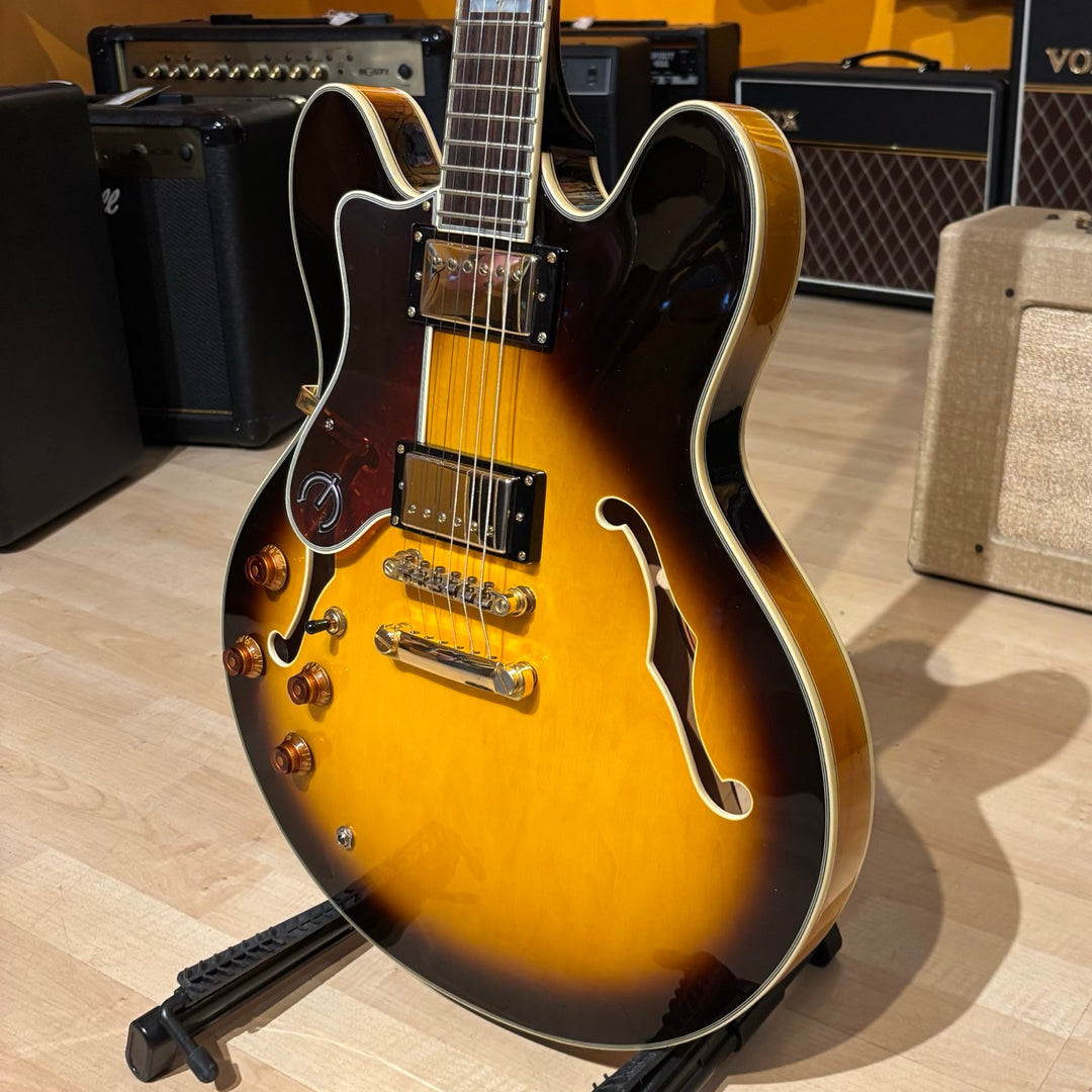 Epiphone - Sheraton II VS Left Handed - Vintage Sunburst  (No Case Or Bag - 2008)  - USED
