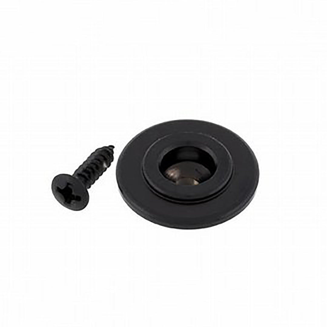 Allparts AP-6710-B03 Black Bass String Guide - 25 Piece Bulk Pack