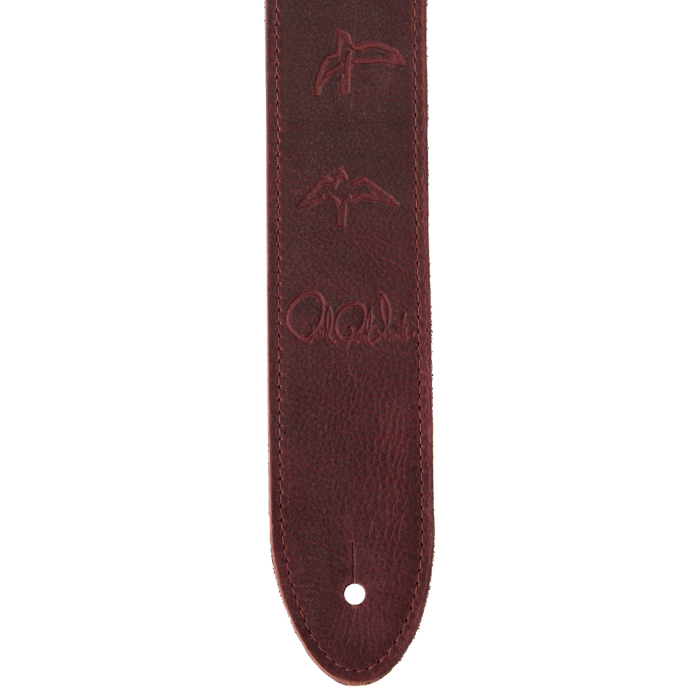 PRS 2"  Reversible Garment Leather & Suede, Birds - Oxblood