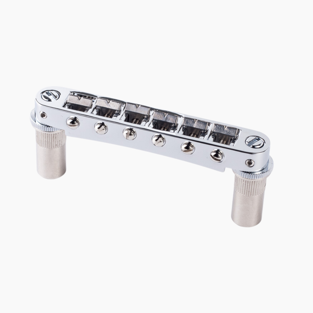 Allparts GB-0524-010 Tonepros TPFP Metric Tunematic, Large Posts, Pre-Notched Saddles, Chrome