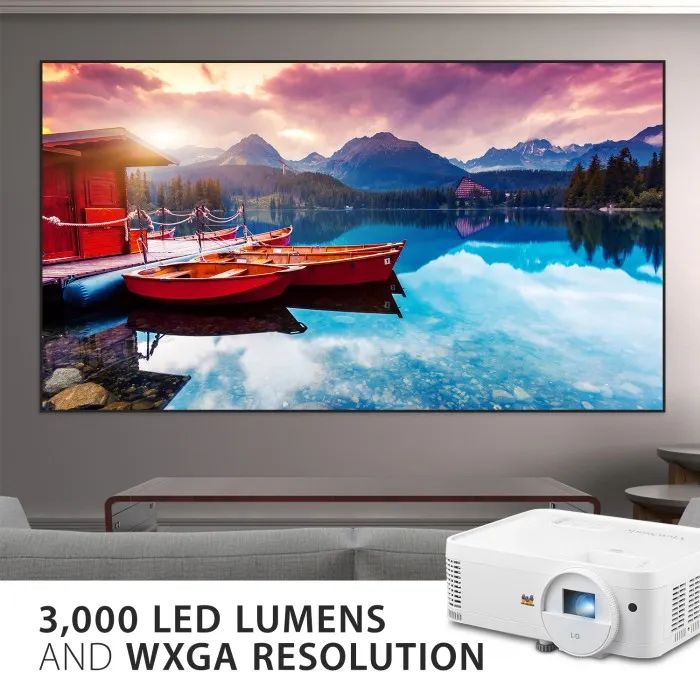 Viewsonic LS500WH LED Projector  WXGA 1280x800, 2,000 ANSI Lumens, Business & Education