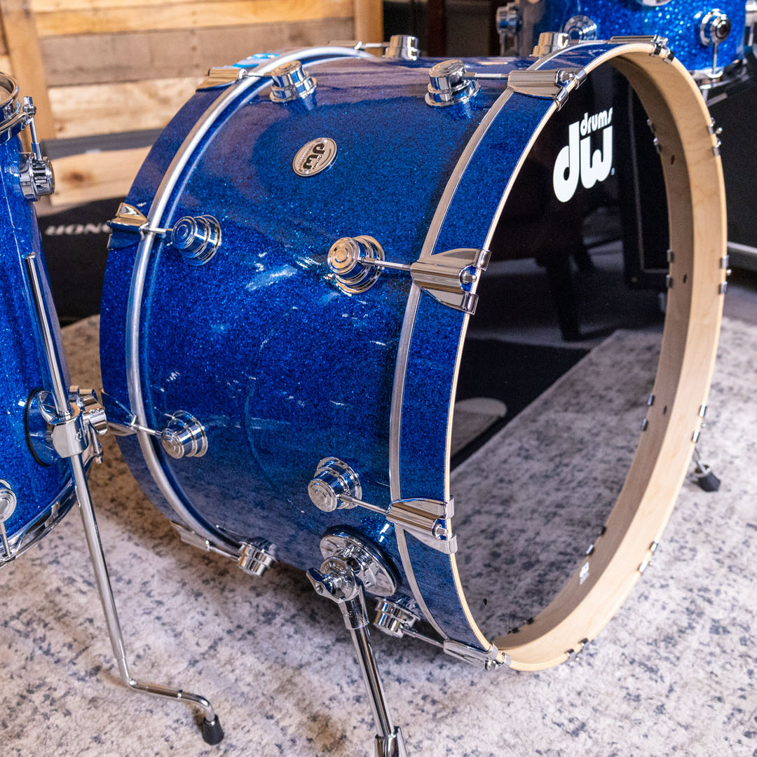 DW Collectors Series DR12161824-KIT Blue Glass Shell Pack 9X12,14x16,16x18,14x24