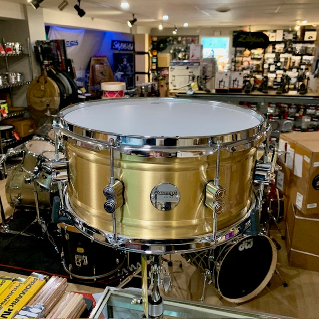 PDP PDSN6514NBBC Concept Series 6.5x14 1.2mm Snare Drum - Brass